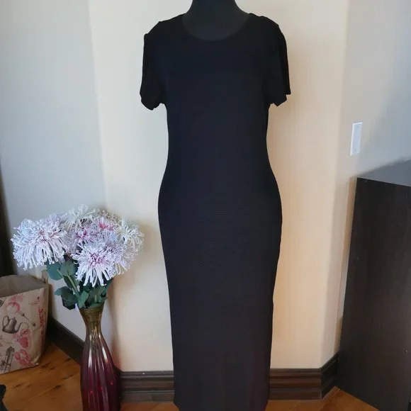 chinese dress ladies RONNI NICOLE Dress Long Black Gold Sequins Size 16 SKU 000375-5  Designers  On A Dime